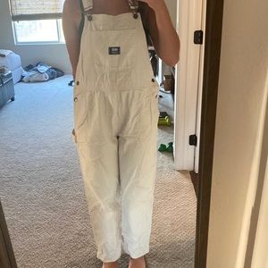 Vans canvas off white overalls